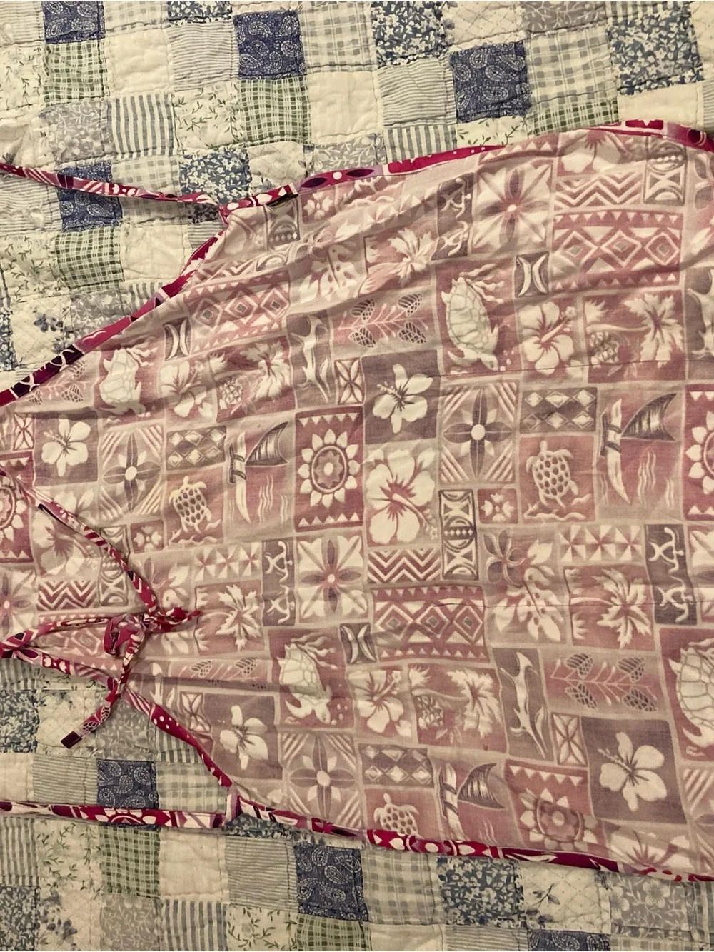 Floral Patchwork Kitchen Apron